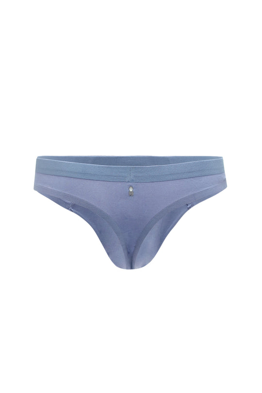 Premium Modal Seamless Everyday Thong - Blue