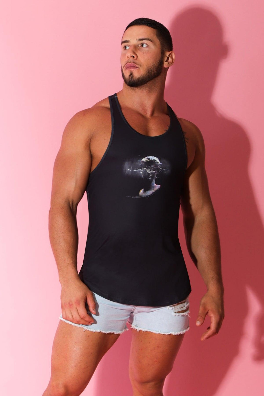 Feel-Me Scoop Bottom Tank - Glitch - JJ Malibu