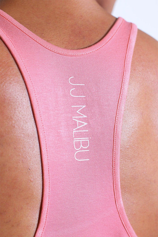 Men's Muscle Stringer - Bubblegum Pink - JJ Malibu