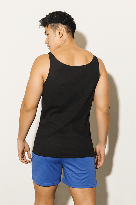 Mind in Malibu Wide-Cut Tank Top - Black - JJ Malibu