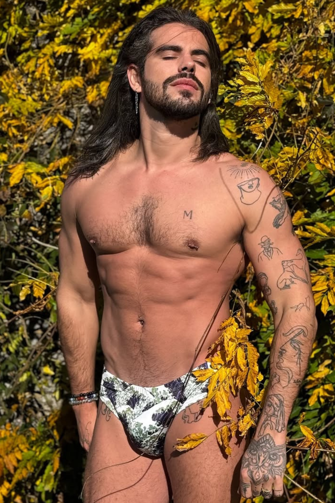 Wet-N-Wild Swim Briefs - Crashing Waves