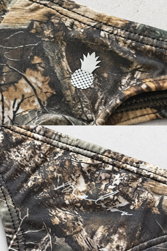 Cheeky Classic G-String Thong - Dark Leaf Camo