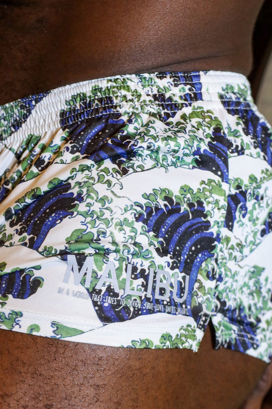 Stretch-It 2" Short Shorts - Waves