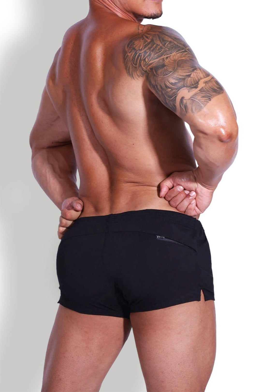 Quick-Dry Stretch-It 2" Short Shorts - Midnight Black